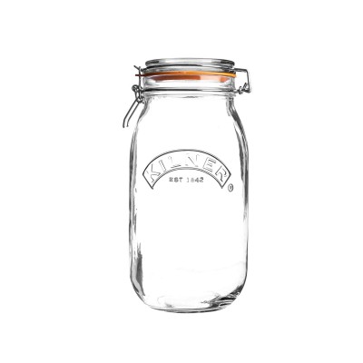 Kilner Round Glass 2ltr Clip Top Jar